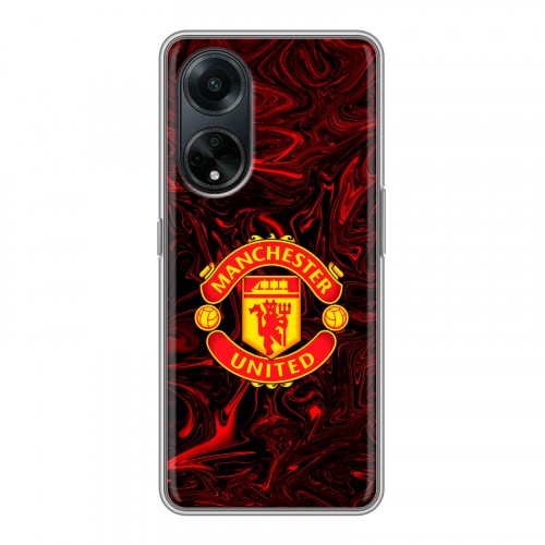Дизайнерский силиконовый чехол для OPPO A98 Manchester United
