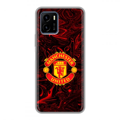 Дизайнерский силиконовый чехол для Vivo Y15s Manchester United