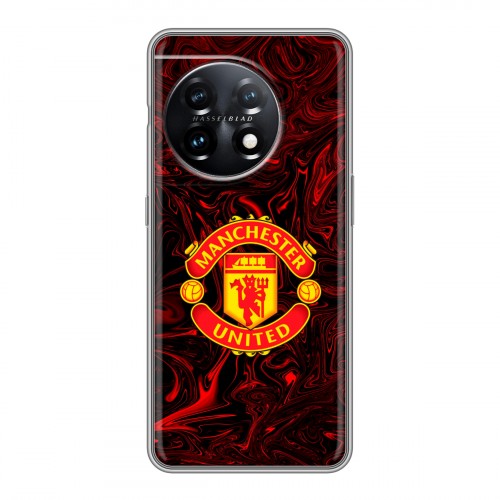 Дизайнерский силиконовый чехол для OnePlus 11 Manchester United