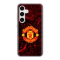 Дизайнерский силиконовый чехол для Samsung Galaxy S24 Manchester United
