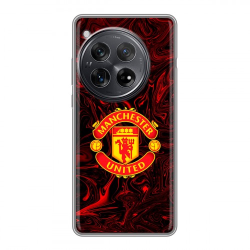 Дизайнерский силиконовый чехол для OnePlus 12 Manchester United