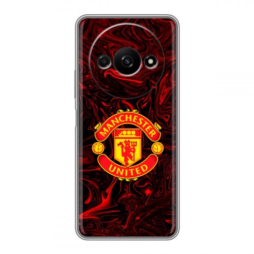 Дизайнерский силиконовый чехол для Xiaomi RedMi A3 Manchester United