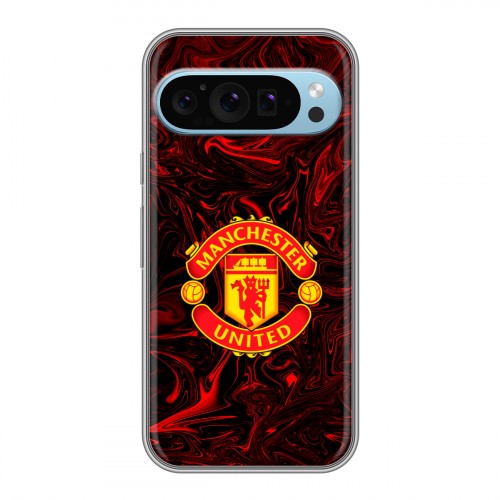 Дизайнерский силиконовый чехол для Google Pixel 9 Manchester United