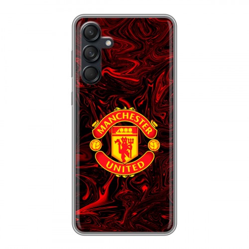 Дизайнерский силиконовый чехол для Samsung Galaxy M55 Manchester United
