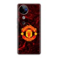Дизайнерский силиконовый чехол для Vivo V40 5G Manchester United