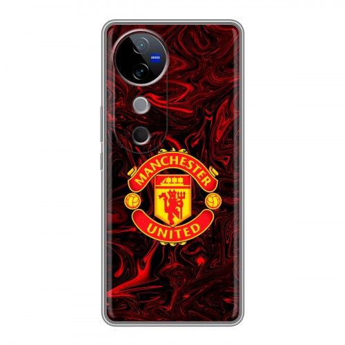 Дизайнерский силиконовый чехол для Vivo V40 5G Manchester United