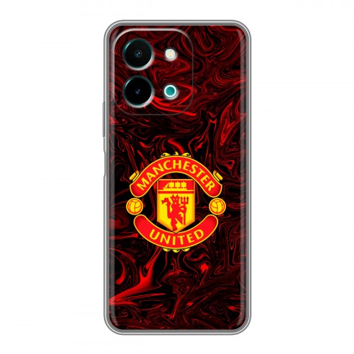 Дизайнерский силиконовый чехол для Vivo Y28 Manchester United