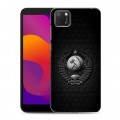 Дизайнерский силиконовый чехол для Huawei Honor 9S Герб Флаг СССР