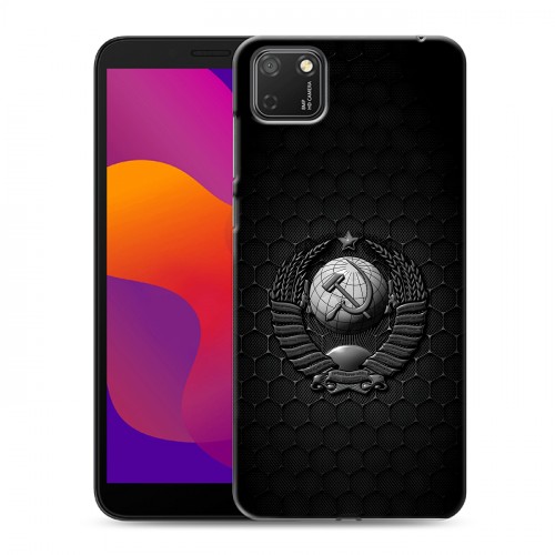 Дизайнерский силиконовый чехол для Huawei Honor 9S Герб Флаг СССР