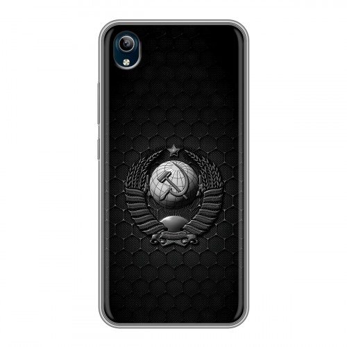 Дизайнерский силиконовый чехол для Vivo Y91C Герб Флаг СССР