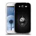 Дизайнерский пластиковый чехол для Samsung Galaxy Grand Герб Флаг СССР