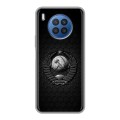 Дизайнерский силиконовый чехол для Huawei Nova 8i Герб Флаг СССР