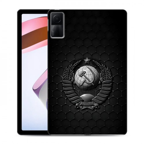 Дизайнерский силиконовый чехол для Xiaomi RedMi Pad Герб Флаг СССР