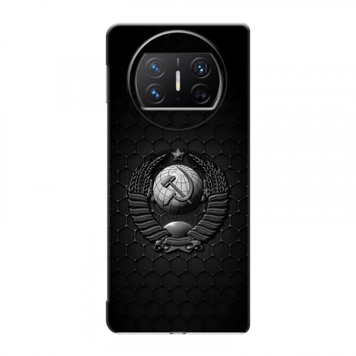 Дизайнерский пластиковый чехол для Huawei Mate X3 Герб Флаг СССР
