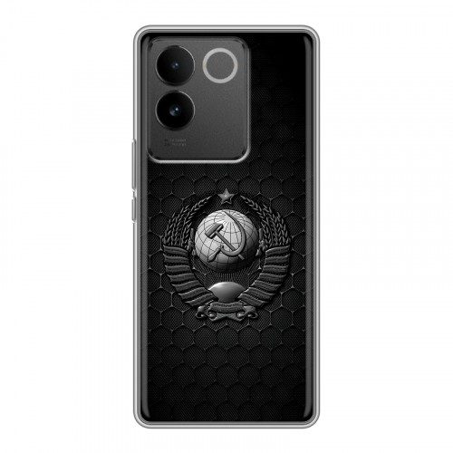 Дизайнерский силиконовый чехол для Vivo S17e Герб Флаг СССР