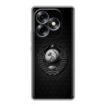 Дизайнерский силиконовый чехол для Itel S23 Plus Герб Флаг СССР