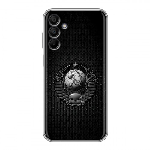 Дизайнерский силиконовый чехол для Samsung Galaxy A15 Герб Флаг СССР