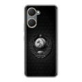 Дизайнерский силиконовый чехол для Vivo Y03 Герб Флаг СССР