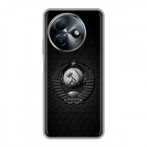 Дизайнерский силиконовый чехол для Itel S24 Герб Флаг СССР