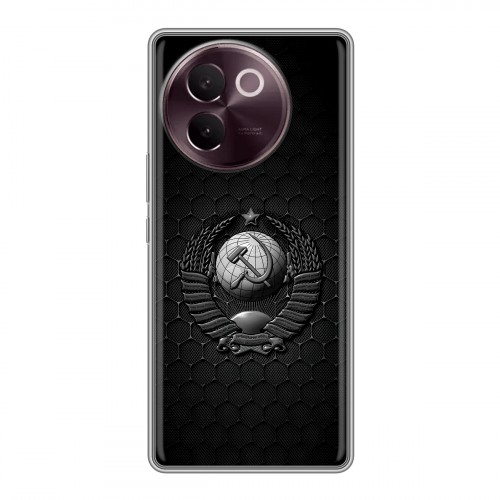 Дизайнерский пластиковый чехол для Vivo V30e Герб Флаг СССР