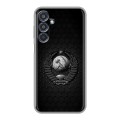 Дизайнерский силиконовый чехол для Samsung Galaxy M35 Герб Флаг СССР
