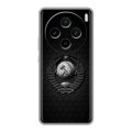 Дизайнерский силиконовый чехол для Vivo X100 Герб Флаг СССР