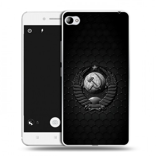 Дизайнерский пластиковый чехол для Lenovo S90 Герб Флаг СССР