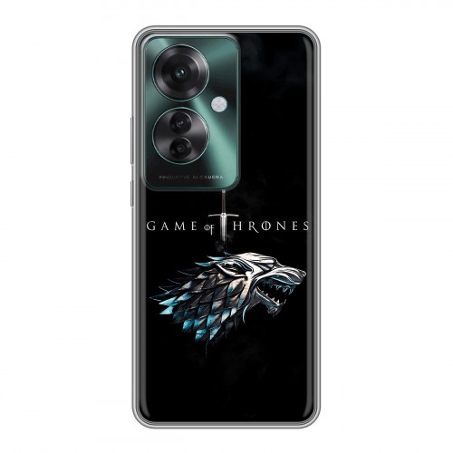 Дизайнерский пластиковый чехол для Oppo Reno 11F Игра Престолов Game Thrones