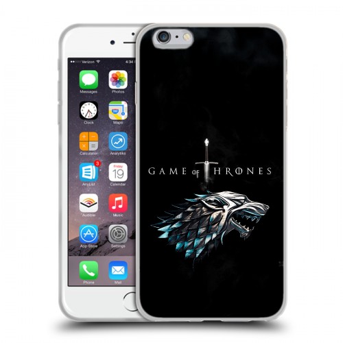 Дизайнерский силиконовый чехол для Iphone 6 Plus/6s Plus Игра Престолов Game Thrones
