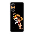 Дизайнерский силиконовый с усиленными углами чехол для OPPO Reno8 T One Piece Ван Пис