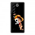Дизайнерский силиконовый с усиленными углами чехол для Vivo V27 One Piece Ван Пис