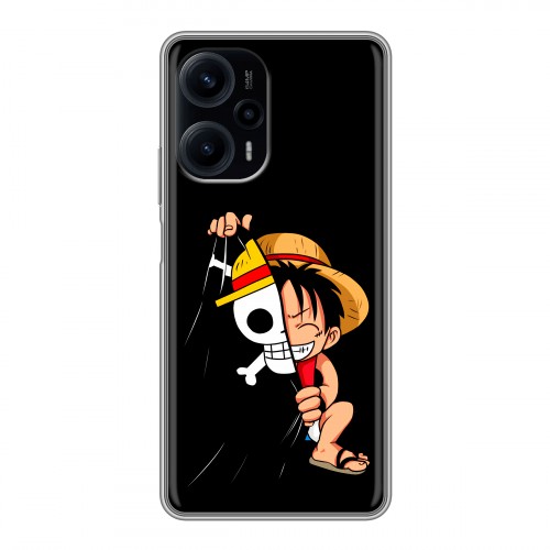 Дизайнерский силиконовый с усиленными углами чехол для XIaomi Poco F5 One Piece Ван Пис