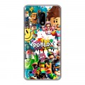 Дизайнерский пластиковый чехол для Nokia 6 Roblox Роблокс