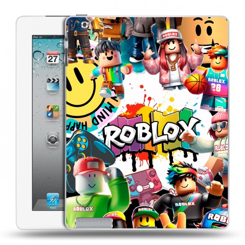 Дизайнерский пластиковый чехол для Ipad 2/3/4 Roblox Роблокс