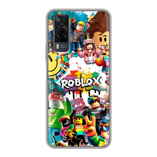 Дизайнерский силиконовый чехол для Vivo Y31 Roblox Роблокс