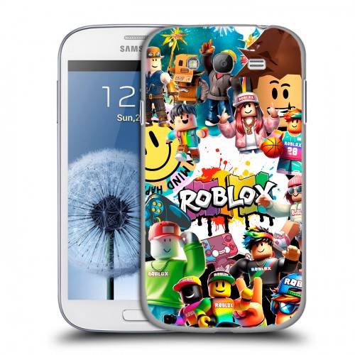 Дизайнерский пластиковый чехол для Samsung Galaxy Grand Roblox Роблокс