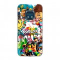 Дизайнерский силиконовый с усиленными углами чехол для Nokia XR20 Roblox Роблокс