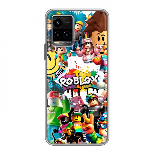 Дизайнерский силиконовый чехол для Vivo Y33s Roblox Роблокс