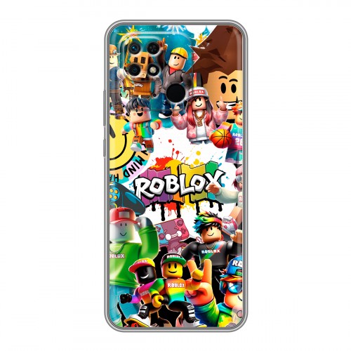 Дизайнерский пластиковый чехол для Xiaomi Redmi 10C Roblox Роблокс
