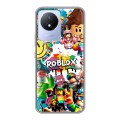 Дизайнерский силиконовый чехол для Vivo Y11 (2023) Roblox Роблокс