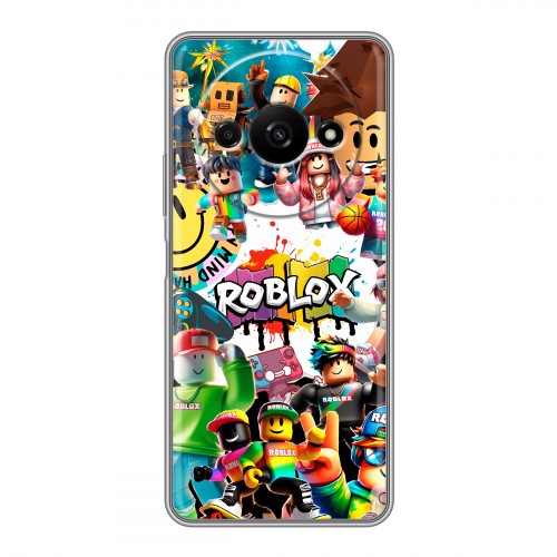 Дизайнерский силиконовый чехол для Xiaomi RedMi A3 Roblox Роблокс