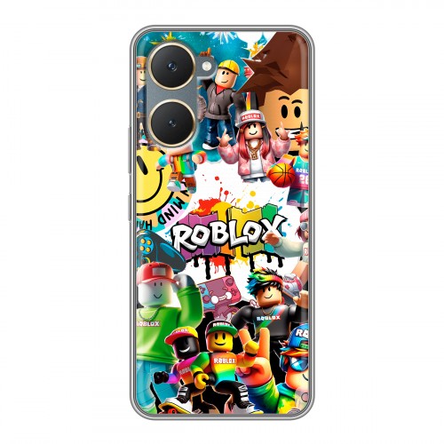 Дизайнерский силиконовый чехол для Vivo Y03 Roblox Роблокс