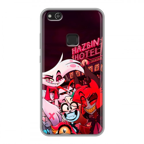 Дизайнерский силиконовый чехол для Huawei P10 Lite Hazbin Hotel Отель Хазбин
