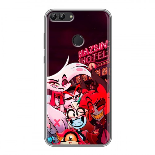 Дизайнерский силиконовый чехол для Huawei P Smart Hazbin Hotel Отель Хазбин