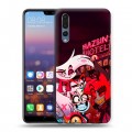 Дизайнерский силиконовый с усиленными углами чехол для Huawei P20 Pro Hazbin Hotel Отель Хазбин