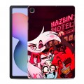 Дизайнерский силиконовый чехол для Samsung Galaxy Tab S6 Lite Hazbin Hotel Отель Хазбин