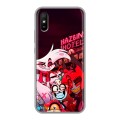 Дизайнерский силиконовый с усиленными углами чехол для Xiaomi RedMi 9A Hazbin Hotel Отель Хазбин