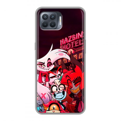 Дизайнерский силиконовый чехол для OPPO Reno4 Lite Hazbin Hotel Отель Хазбин