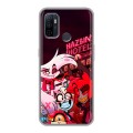 Дизайнерский силиконовый с усиленными углами чехол для OPPO A53 Hazbin Hotel Отель Хазбин