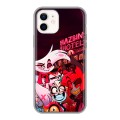 Дизайнерский силиконовый чехол для Iphone 12 Hazbin Hotel Отель Хазбин